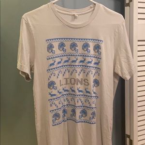 Detroit Lions Christmas T-Shirt